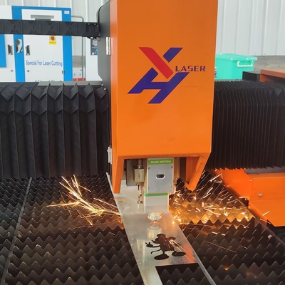 3000*1500mm CNC فیبر لیزر برش 3000W 6000W 12000W Max Raycus برای ورق فلز