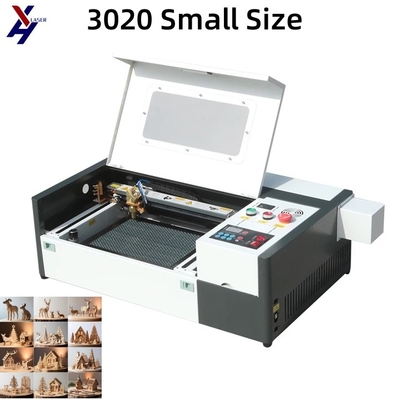 3020 مینی ماشین برش لیزر CO2 لیزر برش 40W 50W ماشین حکاکی