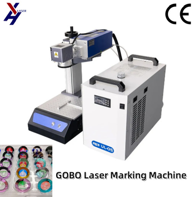 5W 10W گوبوس دستگاه علامت گذاری لیزر UV با دقت بالا