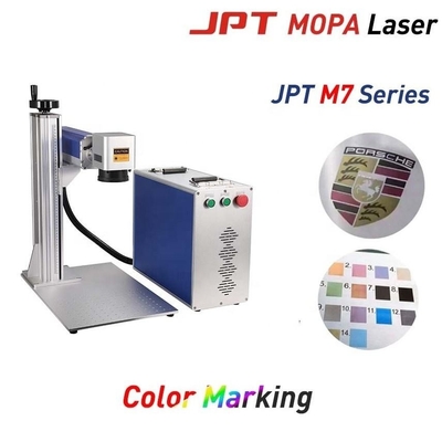 Jpt M7 Split Desk Mopa Fiber Laser Color Engraver برای جواهرات آلومینیوم فولاد ضد زنگ
