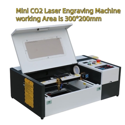 40W 50W 300*200 3020 چاپگر لیزری کوچک قابل حمل