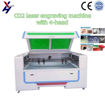 دستگاه برش و حکاکی لیزر CO2 با توان 130 و 150 وات، دارای 4 هد، برای اکرلیک، MDF و شیشه