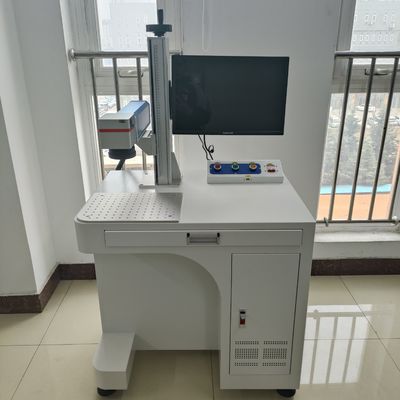 20W 30W 50W 100W کابینت فیبر لیزر علامت گذاری ماشین برای جواهرات طلا فولاد ضد زنگ آلومینیوم