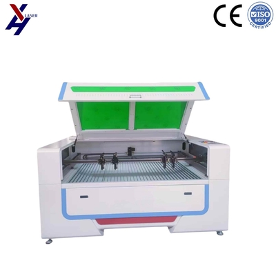 100W 150W 1610 لیزر حکاکی CO2 با دو سر 4 سر برای لاستیک آکریلیک چوب